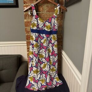 The North Face Floral Sundress Pink Blue Yellow Size XS
